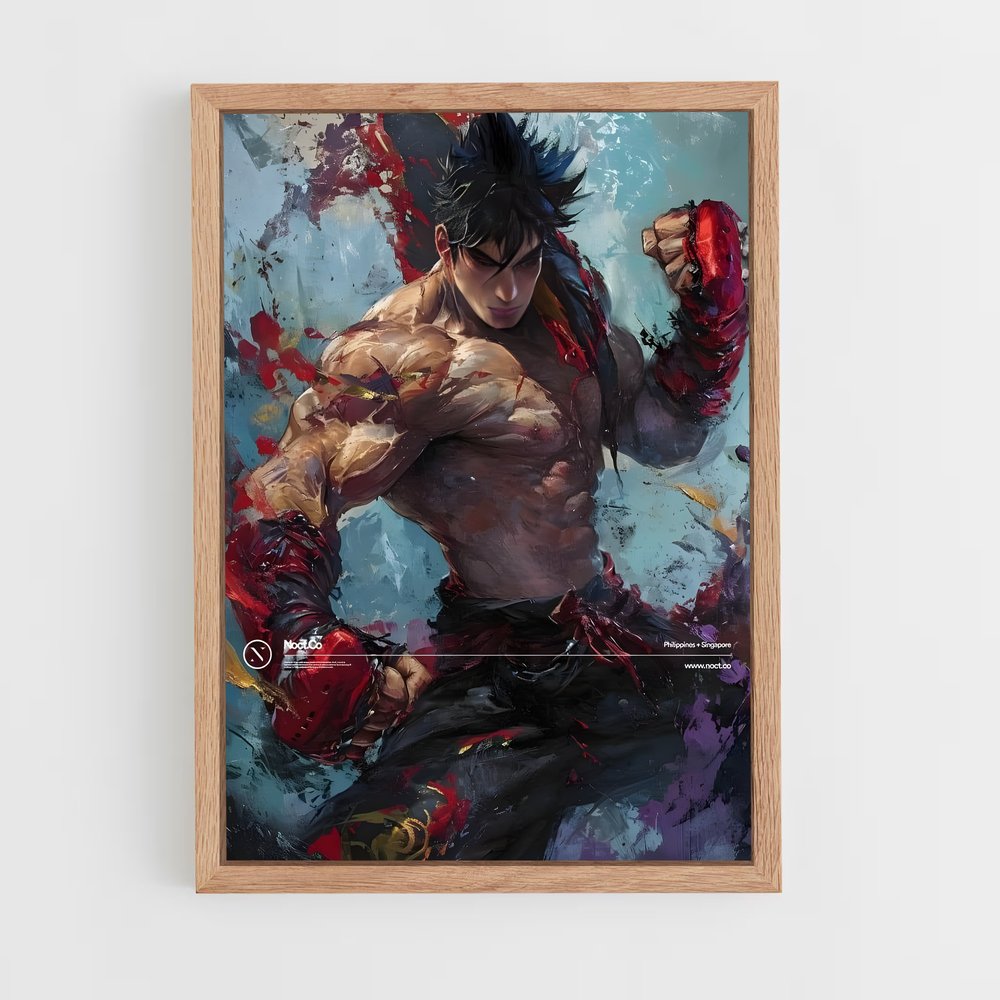 Poster Jin kazama Tekken (vue 4)